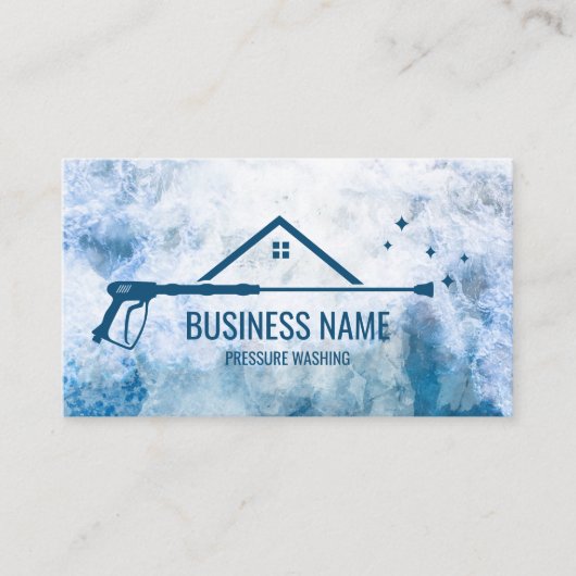 Beruflicher Druck Waschmaskuline Power Visitenkarte (Vorderseite)