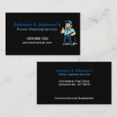 Beruflicher Druckwäscheservice Visitenkarte (Vorne/Hinten)