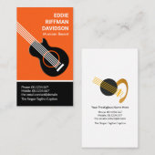 Beruflicher Dual Color Tone Bassist Musiker Visitenkarte (Vorne/Hinten)