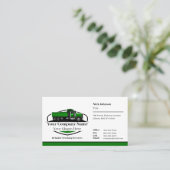 Beruflicher Dump Truck Hauling Company QR Code Visitenkarte (Stehend Vorderseite)