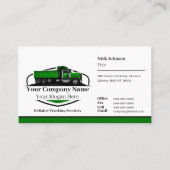 Beruflicher Dump Truck Hauling Company QR Code Visitenkarte (Vorderseite)
