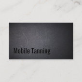 Beruflicher dunkler mobiler Sonnenstudio Visitenkarte (Vorderseite)