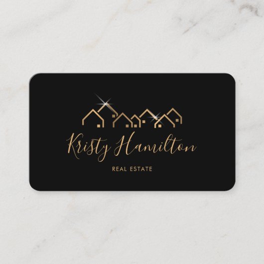 beruflicher Echtzeit-Anwesen-Realtor, um Foto-QR-C Visitenkarte (Vorderseite)