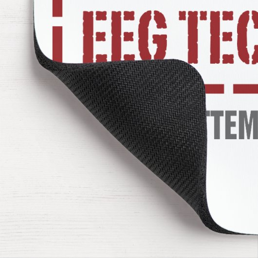 Beruflicher EEG Techniker Mousepad (Ecke)