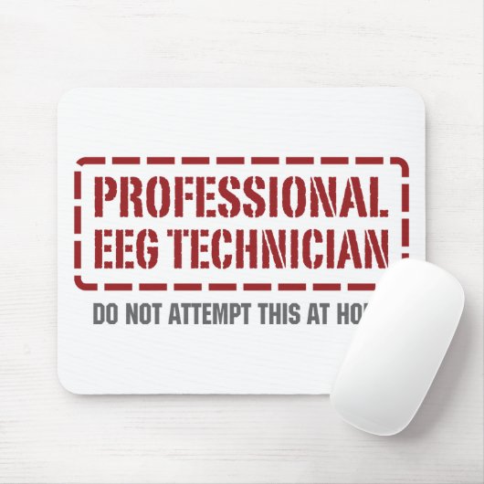 Beruflicher EEG Techniker Mousepad (Mit Mouse)