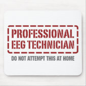 Beruflicher EEG Techniker Mousepad (Vorne)