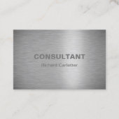 Beruflicher Effekt aus geschmeidig gebürstetem Met Visitenkarte (Vorderseite)