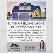 Beruflicher einfacher lokaler Immobilienmakler Flyer (Vorne)