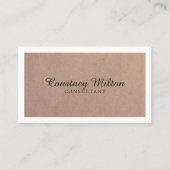 Beruflicher Elegant-Berater Visitenkarte (Vorderseite)