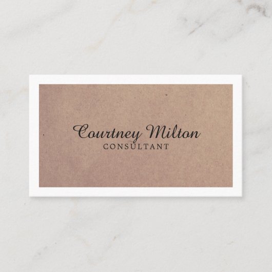 Beruflicher Elegant-Berater Visitenkarte (Vorderseite)