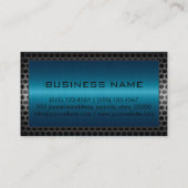 Beruflicher, eleganter Border Visitenkarte (Rückseite)