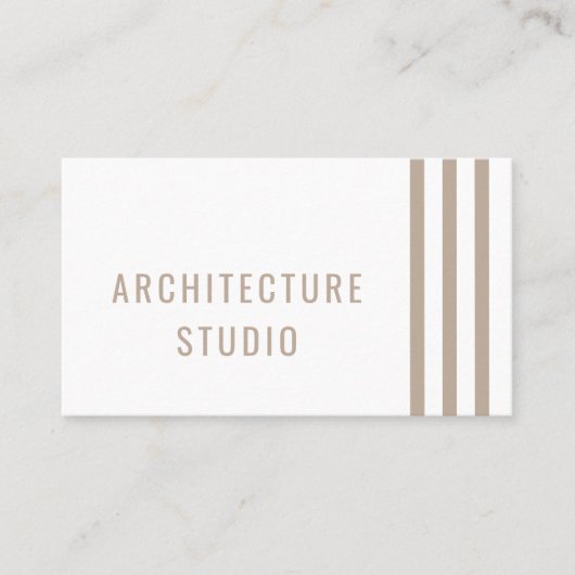 Beruflicher, eleganter Designer Visitenkarte (Vorderseite)