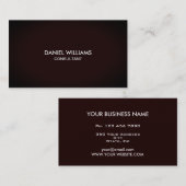 Beruflicher eleganter, einzigartiger moderner Red  Visitenkarte (Vorne/Hinten)