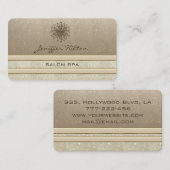 Beruflicher eleganter, glänzender Kronleuchter Visitenkarte (Vorne/Hinten)