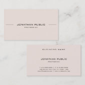Beruflicher, eleganter Gotischer Text glänzend sau Visitenkarte (Vorne/Hinten)