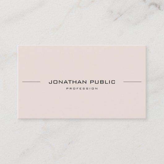 Beruflicher, eleganter Gotischer Text glänzend sau Visitenkarte (Vorderseite)