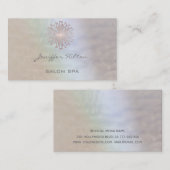 Beruflicher, eleganter, holografischer Kronleuchte Visitenkarte (Vorne/Hinten)