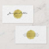 Beruflicher eleganter Kalligraphie-Goldentwurf Visitenkarte (Vorne/Hinten)