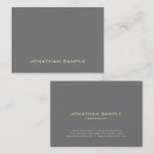 Beruflicher eleganter kreativer Perlen-Endluxus Visitenkarte (Vorne/Hinten)