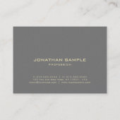 Beruflicher eleganter kreativer Perlen-Endluxus Visitenkarte (Rückseite)