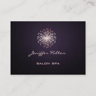 Beruflicher eleganter Kronleuchter Visitenkarte