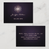 Beruflicher eleganter Kronleuchter Visitenkarte (Vorne/Hinten)