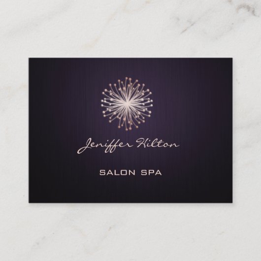 Beruflicher eleganter Kronleuchter Visitenkarte (Vorderseite)