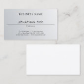 Beruflicher, eleganter, Minimalistischer Designsti Visitenkarte (Vorne/Hinten)