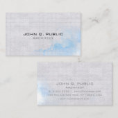 Beruflicher eleganter moderner Architekt Visitenkarte (Vorne/Hinten)