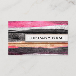 Beruflicher eleganter, moderner HolzLook #25 Visitenkarte