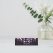 Beruflicher eleganter moderner LuxusGlitter Mini Visitenkarte (Stehend Vorderseite)