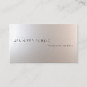 Beruflicher eleganter moderner reizend schlichter visitenkarte (Vorderseite)