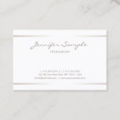 Beruflicher eleganter moderner schlichter visitenkarte (Vorderseite)