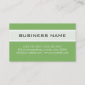 Beruflicher, eleganter Monogram-Modern-Dollar-Sche Visitenkarte (Rückseite)