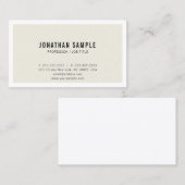 Beruflicher eleganter Sleek Design Gotischer Schri Visitenkarte (Vorne/Hinten)