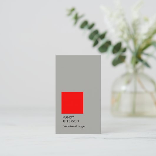 Beruflicher, eleganter und luxuriöser Luxus Visitenkarte (Stehend Vorderseite)