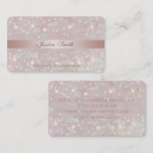 Beruflicher, eleganter zeitgenössischer Glitzer Visitenkarte (Vorne/Hinten)