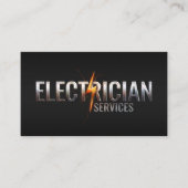 Beruflicher Elektrischer Unternehmer - Elektriker Visitenkarte (Vorderseite)