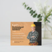 Beruflicher Elektrizitätsdienst Direkt-Mail Postkarte (Stehend Vorderseite)