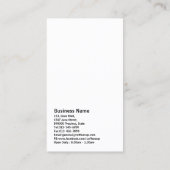 Beruflicher ElektrohandelKompetenzbeleuchtungBolt Visitenkarte (Rückseite)