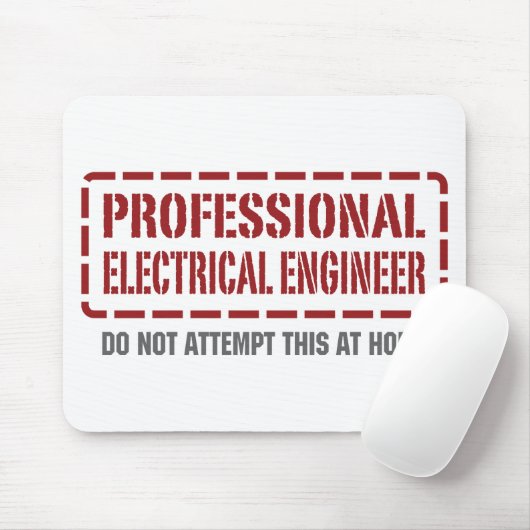 Beruflicher Elektroingenieur Mousepad (Mit Mouse)