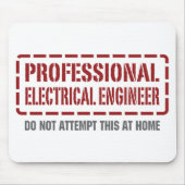 Beruflicher Elektroingenieur Mousepad (Vorne)
