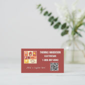 Beruflicher Elektrokonzern Visitenkarte (Stehend Vorderseite)