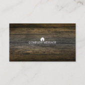 Beruflicher Erbauer-Tischler bearbeitet Visitenkarte (Rückseite)