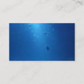 Beruflicher Fangführer für den blauen Ozean Visitenkarte (Rückseite)