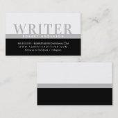 BERUFLICHER, fettfreier Farbblock in hellgrau Visitenkarte (Vorne/Hinten)