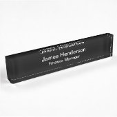 Beruflicher Finanzmanager Namensplakette