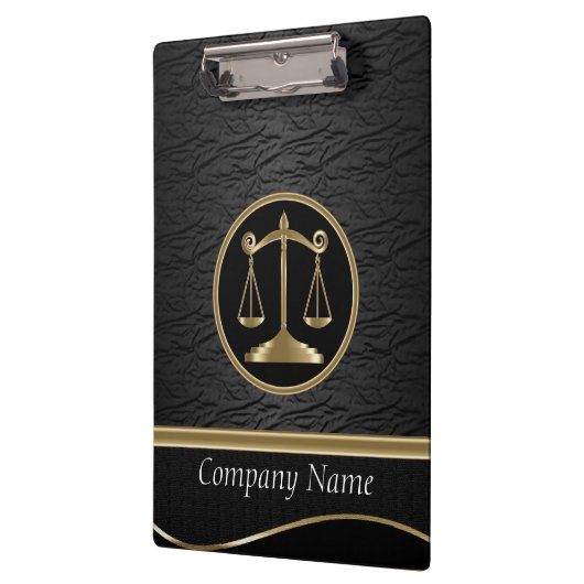 Beruflicher Firmenstil | Rechtsanwälte | DIY Text Klemmbrett (Links)