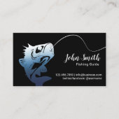 Beruflicher Fischereiführer Visitenkarte (Vorderseite)