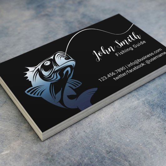 Beruflicher Fischereiführer Visitenkarte